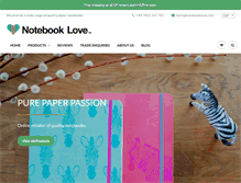 Tablet Screenshot of notebooklove.com